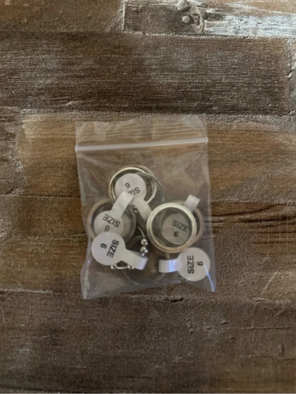Set of 6 Anxiety Rings (Size 6)